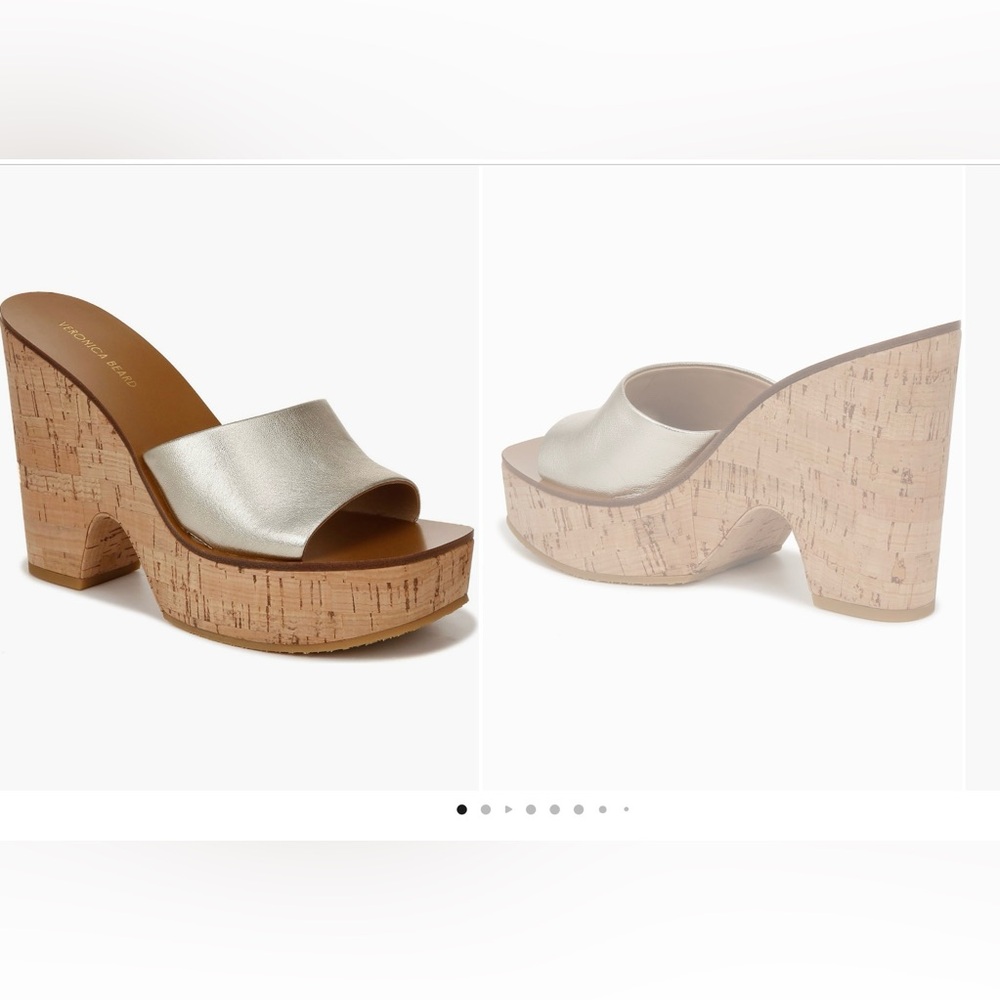 NWT- Veronica Beard Platform Sandal